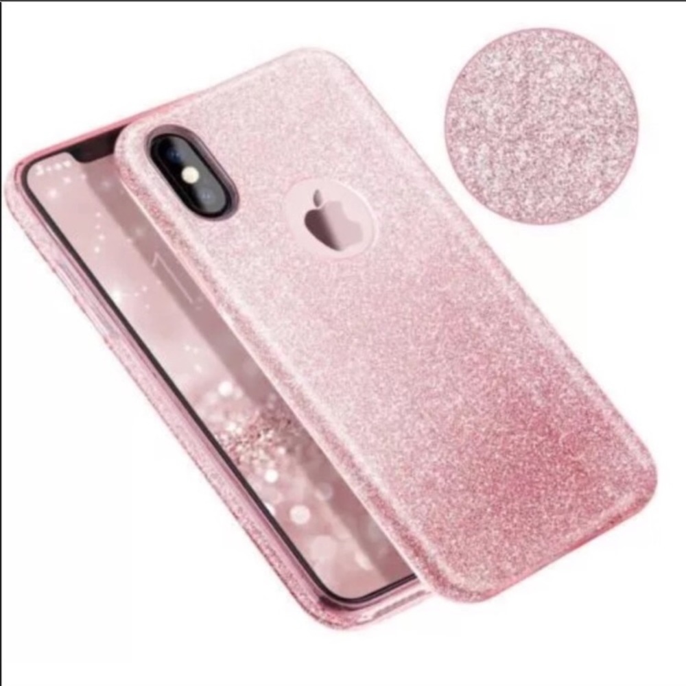 New Pink Glitter iPhone 7 Plus or iPhone 8 Plus